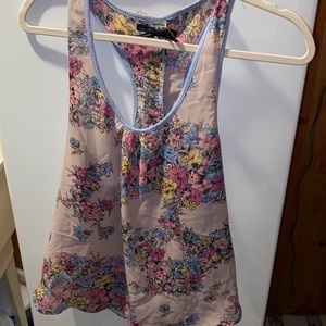 Beautiful floral racerback blouse